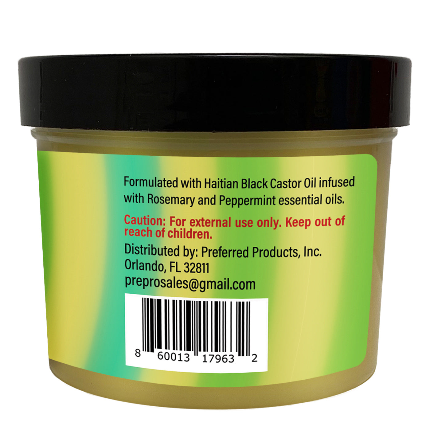 Doyley's Haitian Black Castor Oil Pomade with Rosemary & Peppermint Oils 4oz UPC