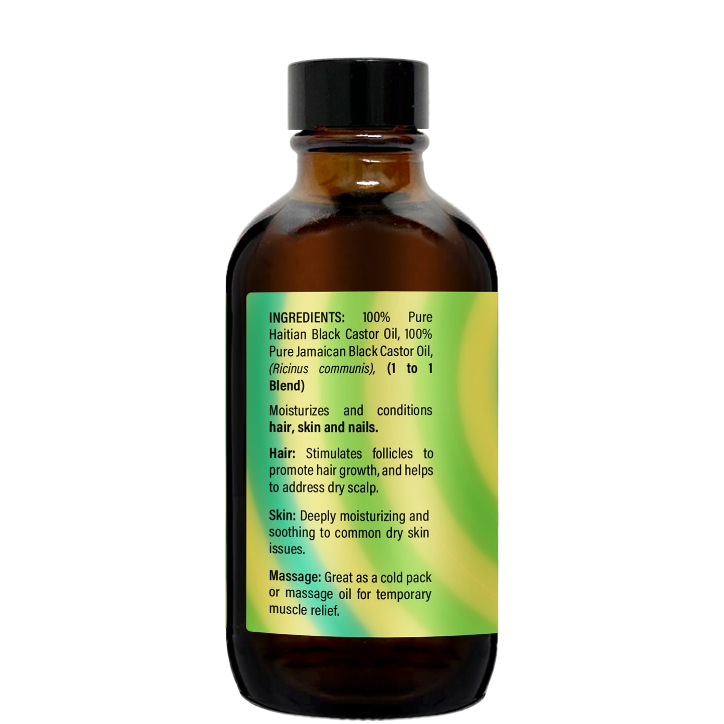 Doyley's Beauty Care Premium Haitian and Jamaican Black Castor Oil 1:1 Blend 4oz ingredients, how to use
