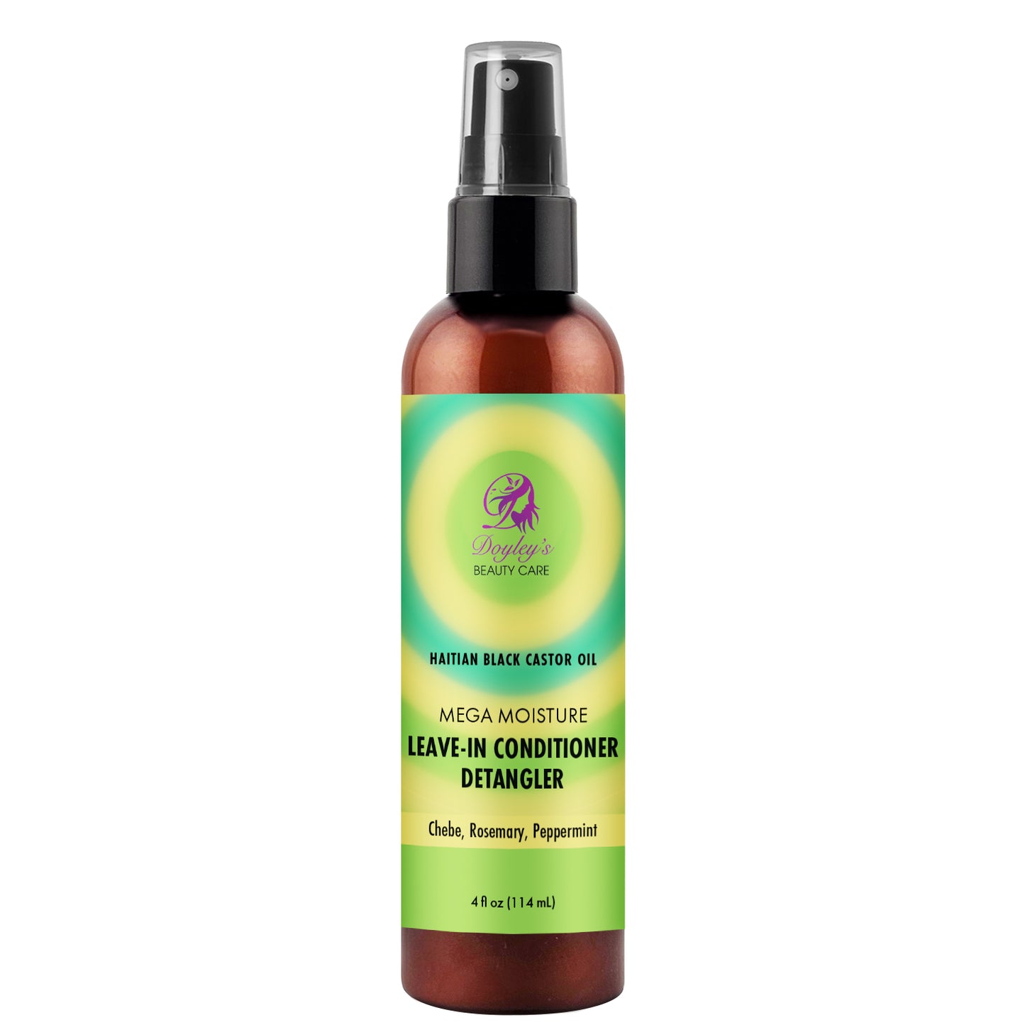 Doyley's Haitian Black Castor Oil Mega Moisture Leave-In Conditioner Detangler 4oz