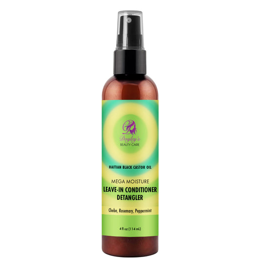 Doyley's Haitian Black Castor Oil Mega Moisture Leave-In Conditioner Detangler 4oz