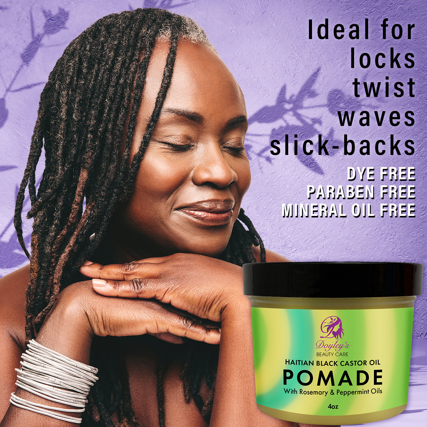 Doyley's Haitian Black Castor Oil Pomade 4oz