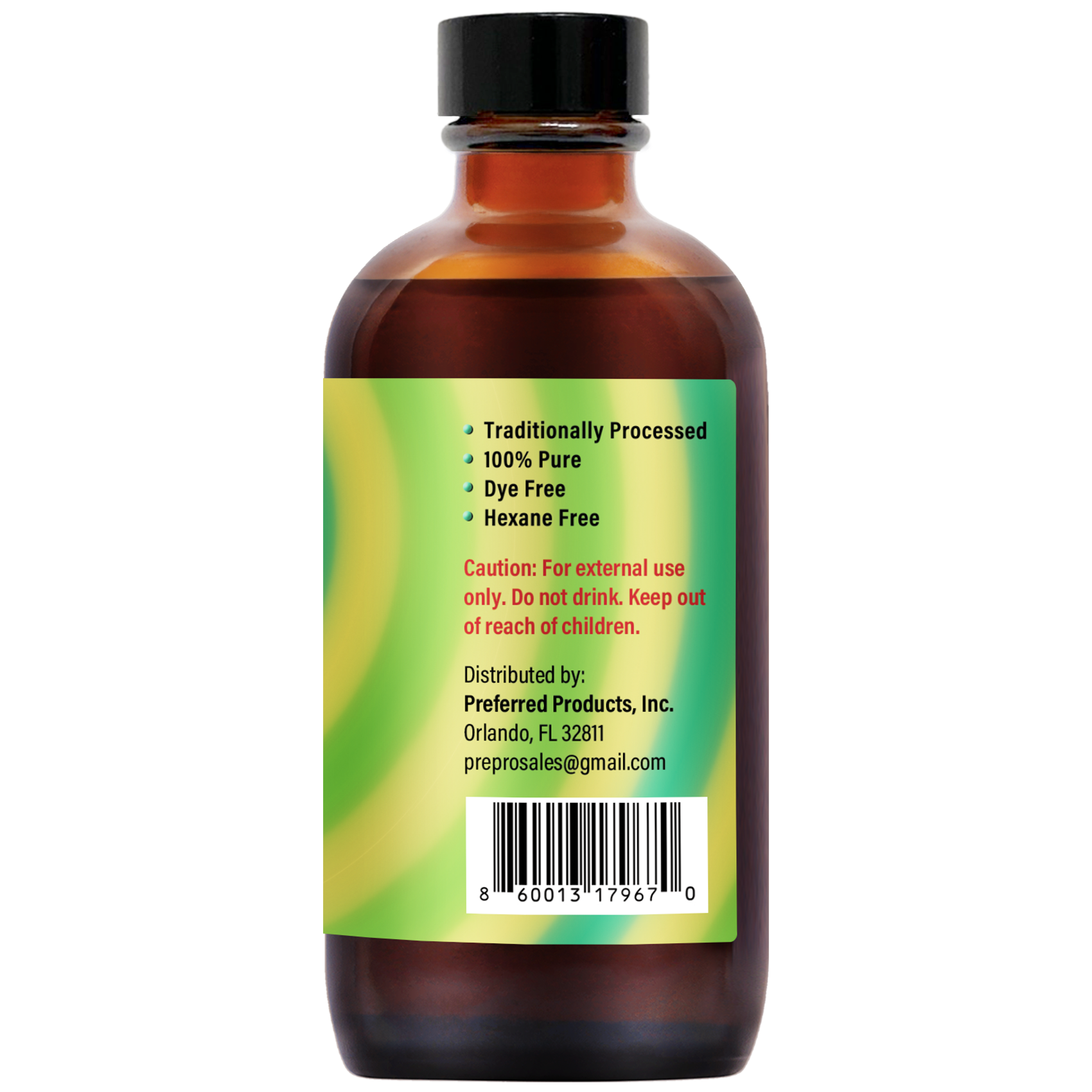 Doyley's Premium Haitian and Jamaican Black Castor Oil 1:1 Blend 4oz UPC code